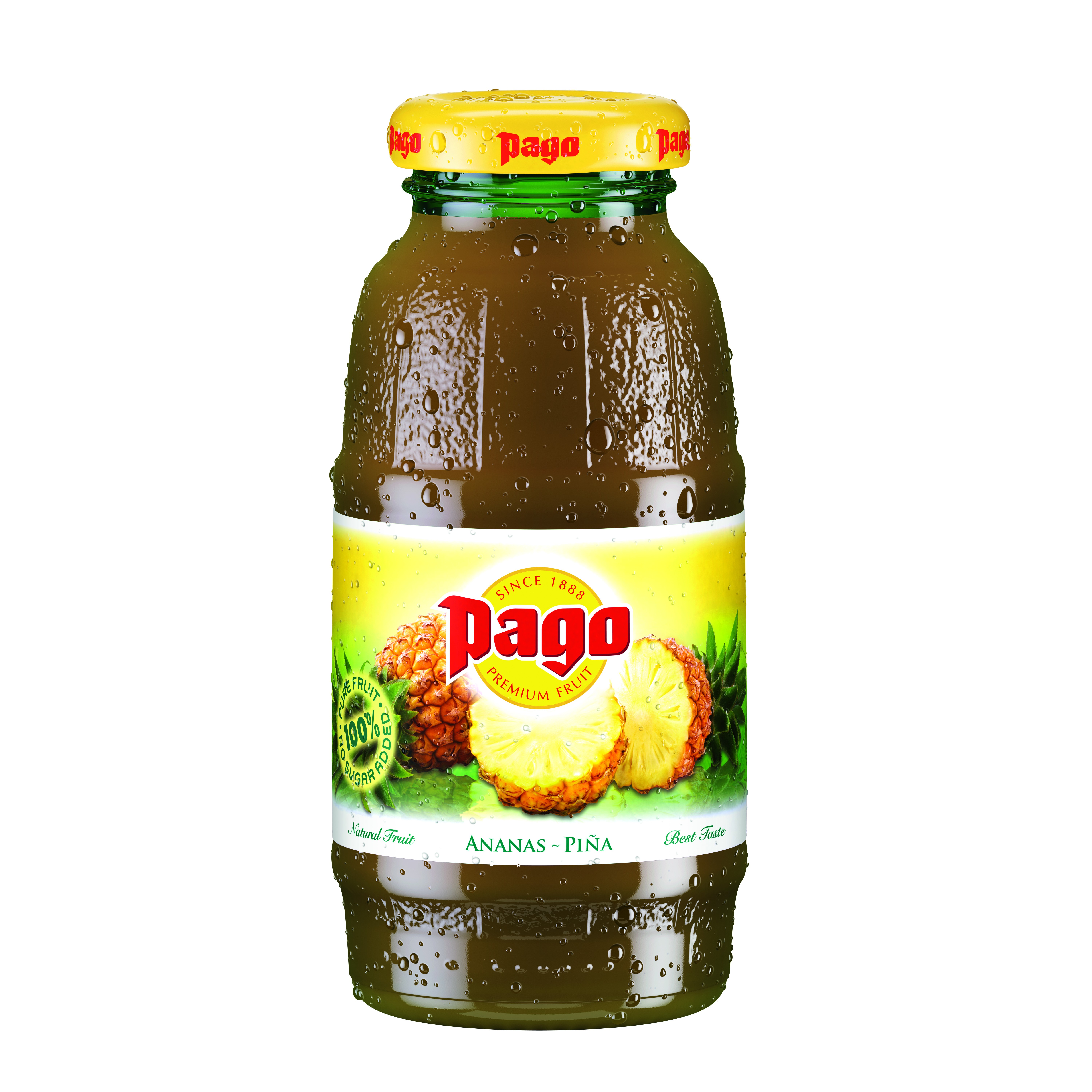 Succo Pago 100% Ananas vap 20cl x 24 - Birimport